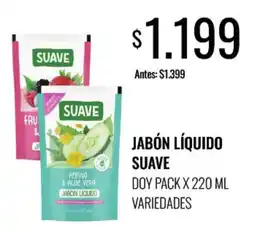 Supermercados Tadicor Suave jabón líquido doy pack oferta