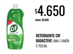 Supermercados Tadicor Cif detergente bioactive lima/limón oferta