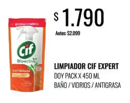 Supermercados Tadicor Limpiador cif expert doy pack baño/vidrios/antigrasa oferta