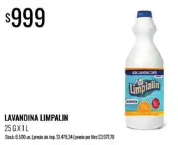 Supermercados Tadicor Limpalin lavandina oferta