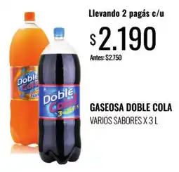 Supermercados Tadicor Doble cola gaseosa varios sabores oferta