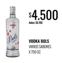 Supermercados Tadicor Bols vodka varios sabores oferta