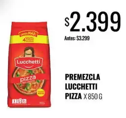 Supermercados Tadicor Lucchetti premezcla pizza oferta