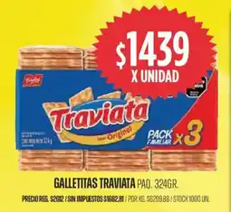 Supermercados Vea Traviata galletitas paq. oferta