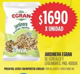 Supermercados Vea Egran jardinera de cereales y legumbres, paq. oferta