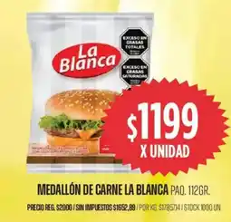 Supermercados Vea Medallón de carne la blanca paq. oferta