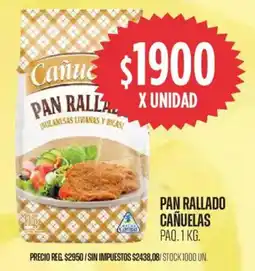 Supermercados Vea Pan rallado cañuelas paq. oferta