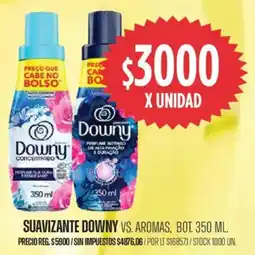 Supermercados Vea Downy suavizante vs. aromas, bot. oferta