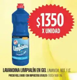 Supermercados Vea Lavandina limpialín en gel lavanda, bot. oferta
