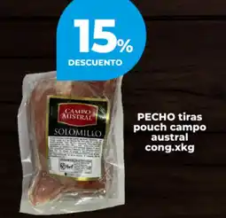 Supermayorista Vital Pecho tiras pouch campo austral cong oferta