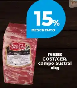 Supermayorista Vital Ribbs cost/cer. campo austral oferta