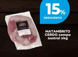Supermayorista Vital Matambrito cerdo campo austral oferta