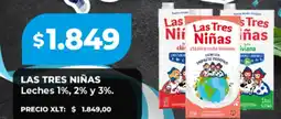 Supermayorista Vital Las tres niñas leches 1%, 2% y 3%. oferta