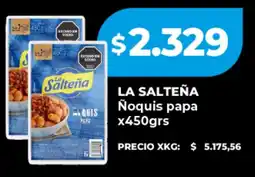 Supermayorista Vital La salteña ñoquis papa oferta