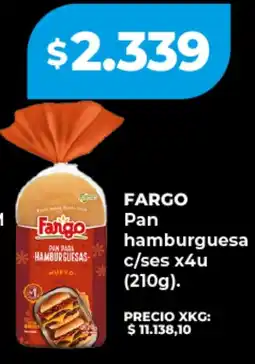 Supermayorista Vital Fargo pan hamburguesa c/ses oferta