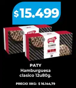 Supermayorista Vital Paty hamburguesa clasico oferta