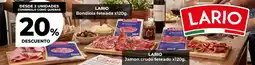 Supermayorista Vital Lario jamon crudo feteado oferta
