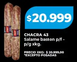 Supermayorista Vital Chacra 43 salame baston oferta