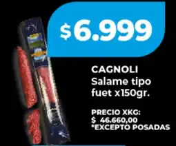 Supermayorista Vital Cagnoli salame tipo fuet oferta