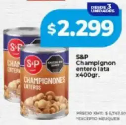Supermayorista Vital S&P champignon entero lata oferta
