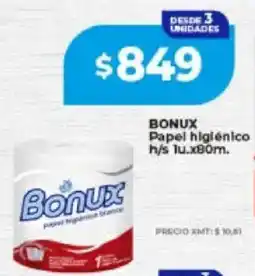 Supermayorista Vital Bonux papel higiénico oferta
