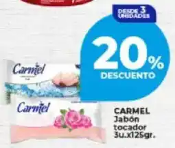 Supermayorista Vital Carmel jabón tocador oferta