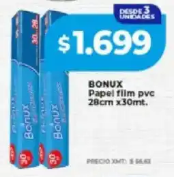 Supermayorista Vital Bonux papel film pvc oferta