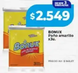 Supermayorista Vital Bonux paño amarillo oferta