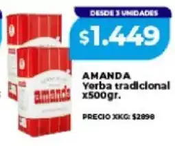 Supermayorista Vital Amanda yerba tradicional oferta
