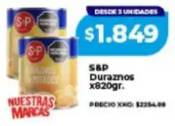 Supermayorista Vital S&P duraznos oferta