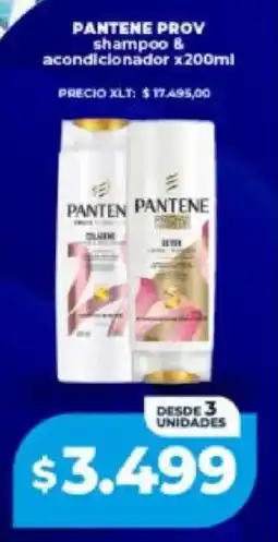 Supermayorista Vital Pantene prov shampoo & acondicionador oferta