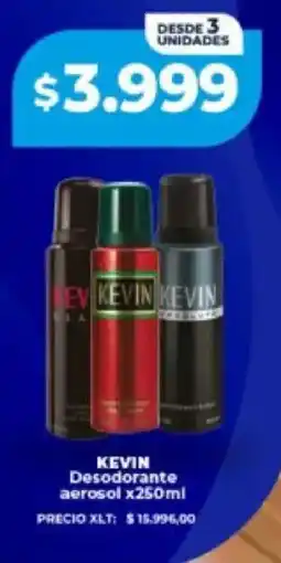 Supermayorista Vital Kevin desodorante aerosol oferta