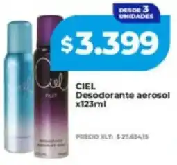 Supermayorista Vital Ciel desodorante aerosol oferta