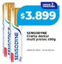 Supermayorista Vital Sensodyne crema dental multi protec oferta