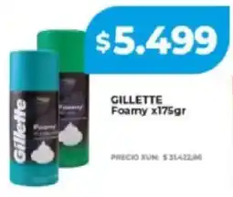 Supermayorista Vital Gillette foamy oferta