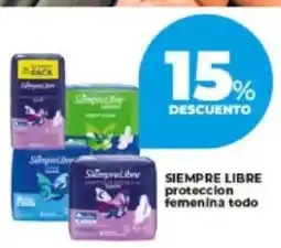 Supermayorista Vital Siempre libre proteccion femenina todo oferta