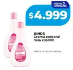 Supermayorista Vital Hinds crema corporal rosa oferta