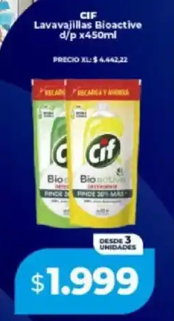 Supermayorista Vital Cif lavavajillas bioactive d/p oferta