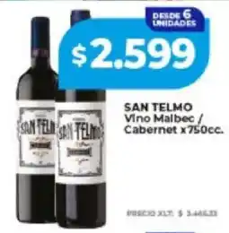 Supermayorista Vital San telmo vino malbec / cabernet oferta