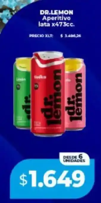 Supermayorista Vital Dr.lemon aperitivo lata oferta