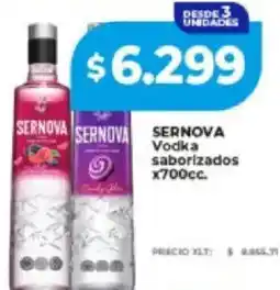 Supermayorista Vital Sernova vodka saborizados oferta