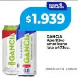 Supermayorista Vital Gancia aperitivo americano lata oferta