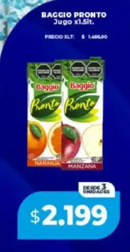 Supermayorista Vital Baggio pronto jugo oferta