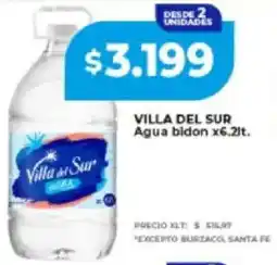 Supermayorista Vital Villa del sur agua bidon oferta
