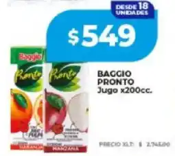 Supermayorista Vital Baggio pronto jugo oferta