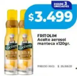Supermayorista Vital Fritolim aceite aerosol manteca oferta