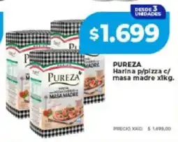 Supermayorista Vital Pureza harina p/pizza c/ masa madre oferta