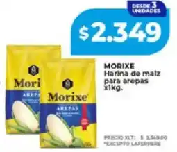 Supermayorista Vital Morixe harina de malz para arepas oferta