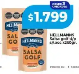 Supermayorista Vital Hellmann's salsa golf d/p s/tace oferta