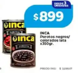 Supermayorista Vital Inca porotos negros/ colorados lata oferta